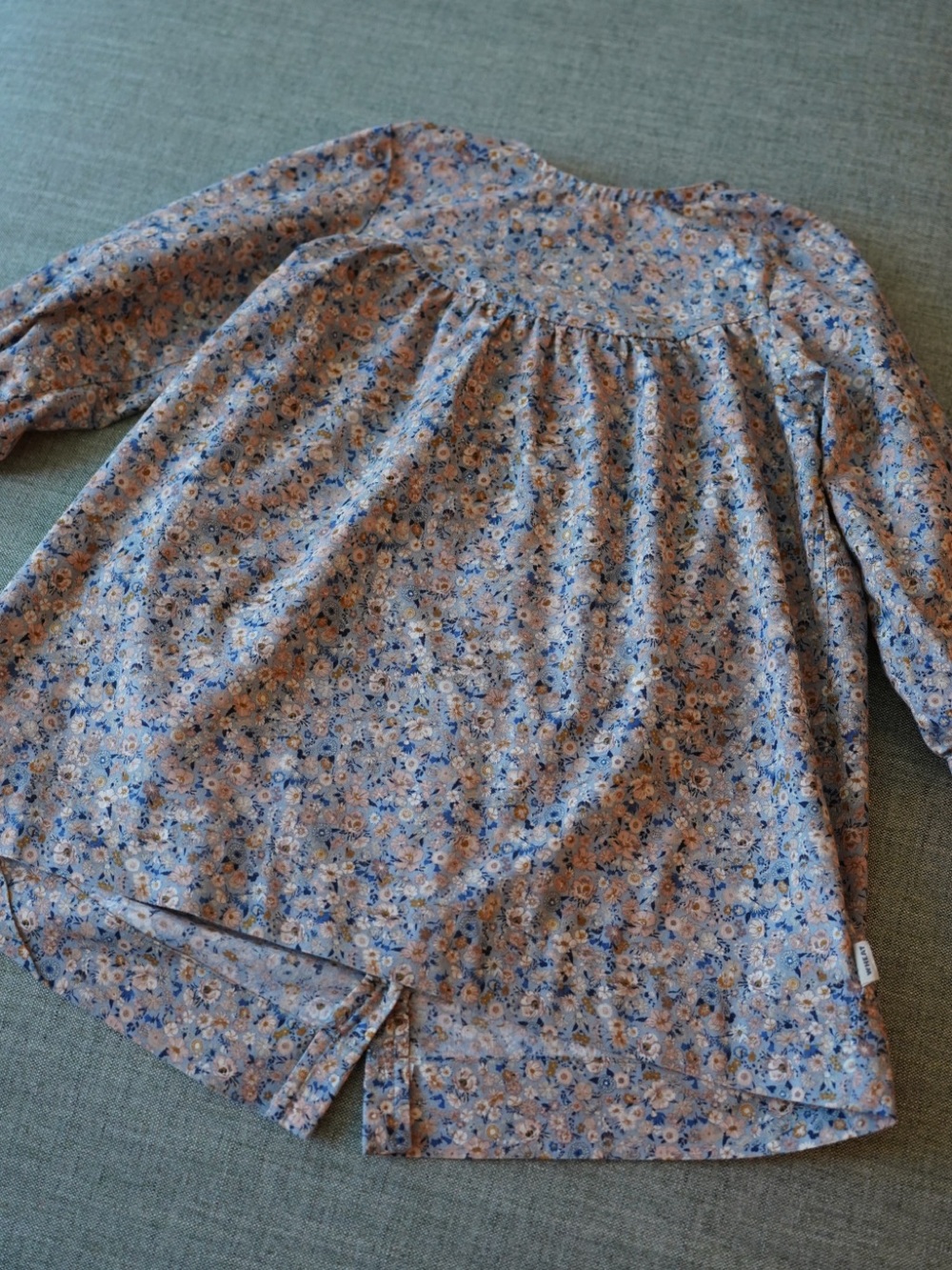 Wheat Kids Dress L/S Fenja Dress in Cloudy Wild Flowers